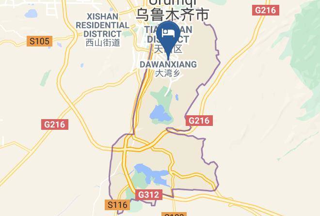 Urumqi - Xinjiang Astana Hotel Maps