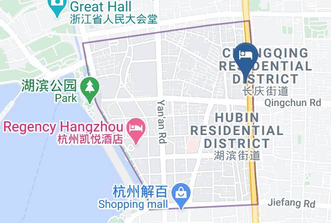 Hangzhou - Xinjinshan Hotel Maps