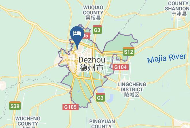 Dezhou - Xinkailong Business Hotel Maps