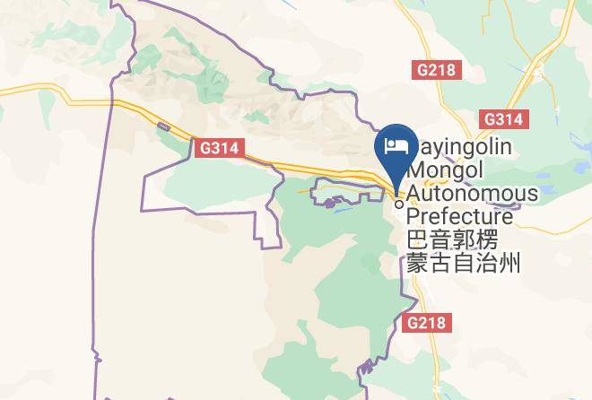 Bayinggolin Mongol Aut Prefecture - Xinlihua Hotel Maps
