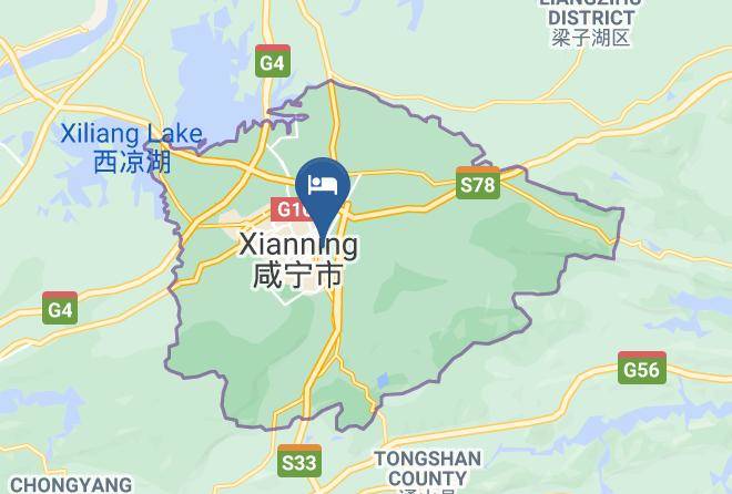 Xianning - Xintu Yebo Hotel Maps