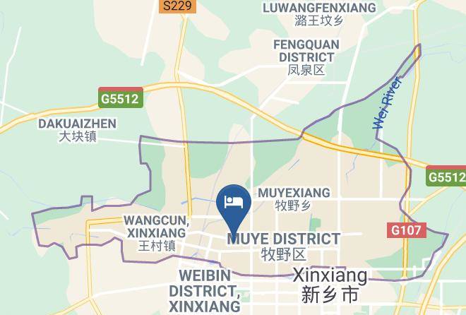 Xinxiang - Xinxiang Jiubaba Business Express Hotel Maps