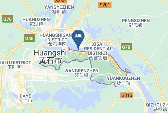 Huangshi - Xinyegang Hotel Maps