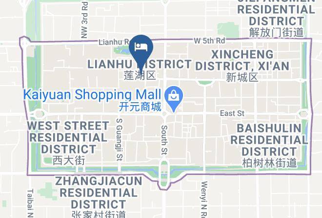Xi An - Xinyue Hotel Maps