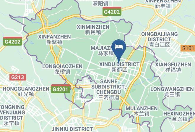 Chengdu - Xiongmaozai Hotel Maps