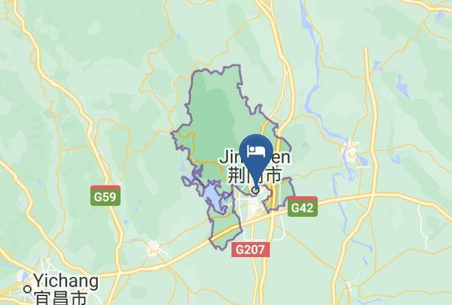 Jingmen - Xipai Hotel Maps