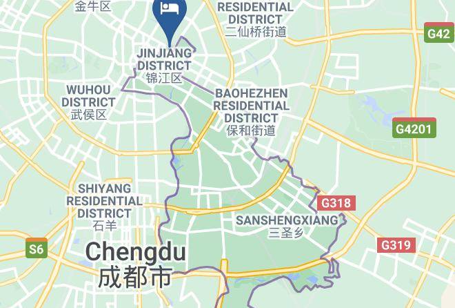 Chengdu - Xipu Yinyi Culture Hotel Maps