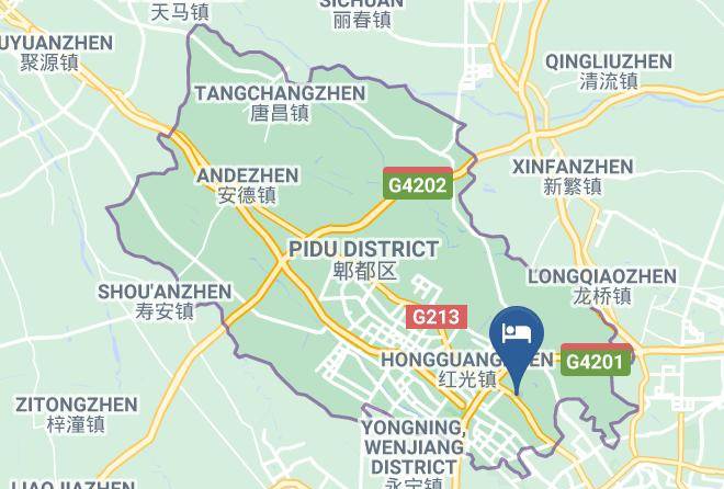 Chengdu - Xipuxing Pudi Hotel Maps