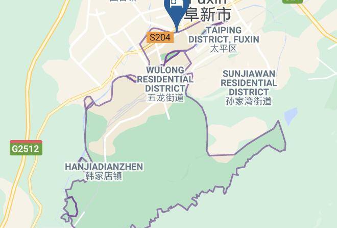Fuxin - Xishan Hotel Maps