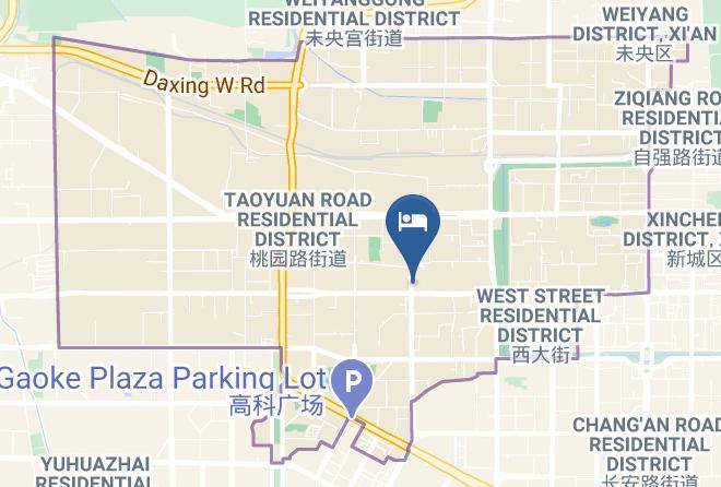 Xi An - Xishaomen Hotel Maps