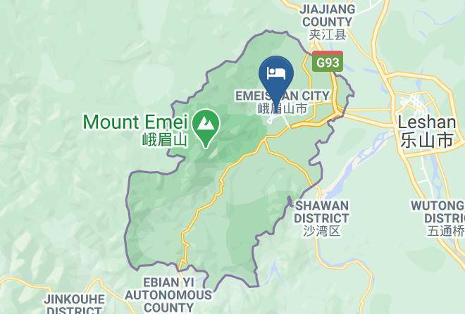 Leshan - Xiuhu Sunshine Hotel Maps