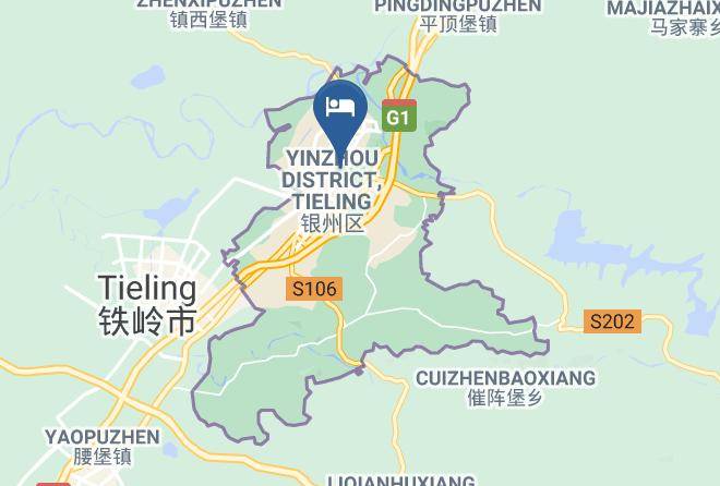 Tieling - Xixi Express Thematic Hotel Tieling Maps