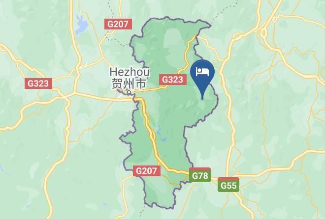 Hezhou - Xixi Forest Hot Spring Resort Maps