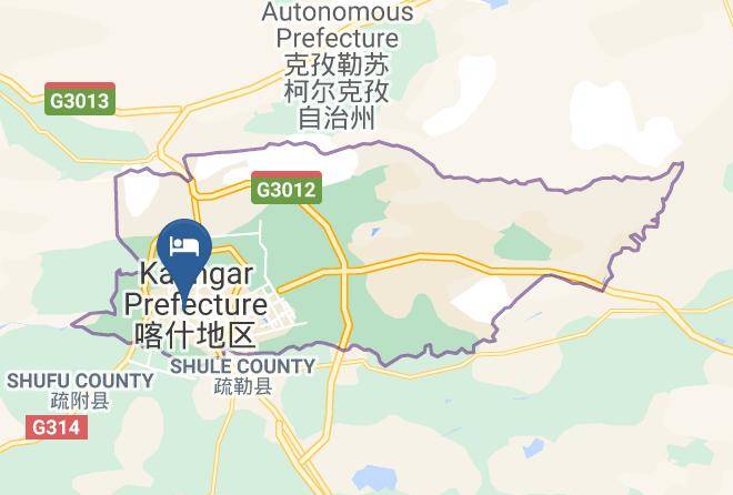 Kashi Region - Xiyu Central Grand Hotel Maps