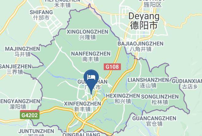 Deyang - Xiyuan Hotel Maps