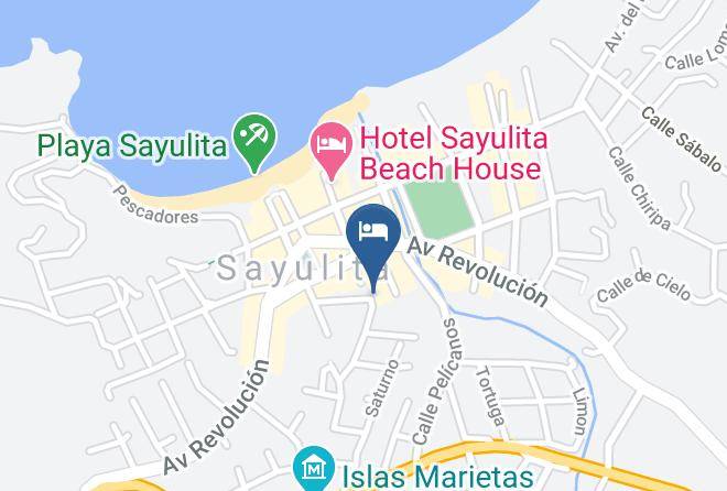 Bahia De Banderas - Xocotla Bed And Breakfast Maps