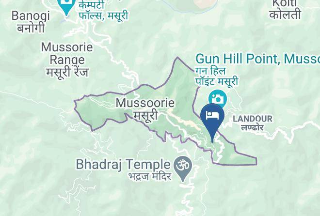 Mussoorie - Xomotel Royal Mansion Mussoorie Maps