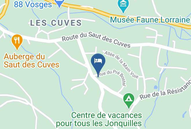 Vosges - Xonrupt Longemer Maps