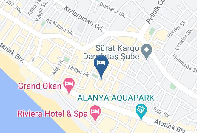 Alanya - Xperia Kandelor Restaurant Maps