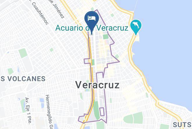 Veracruz Veracruz Centro - Xpress Inn Hotel Maps