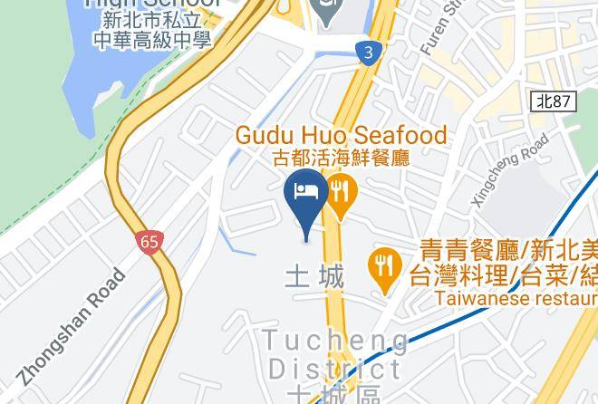 Tucheng District - Xue Li Huayuan Motel Maps