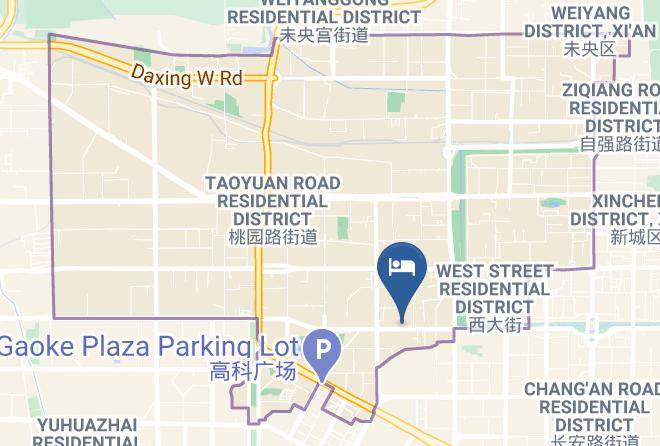 Xi An - Xue Yuan Hotel Northwest University Maps