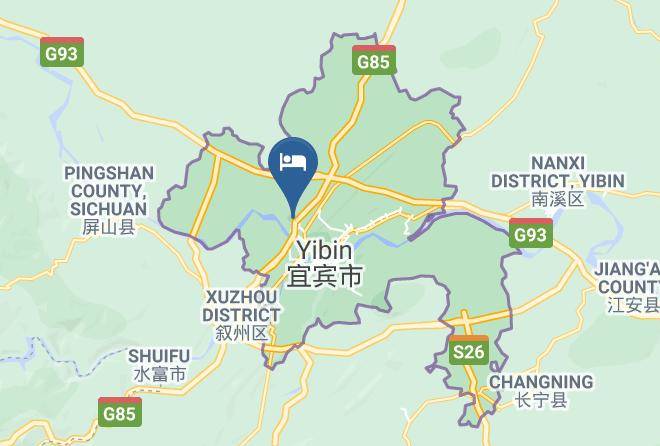 Yibin - Xulong Hotel Maps