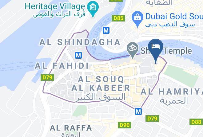 Dubai - Xva Art Hotel Maps
