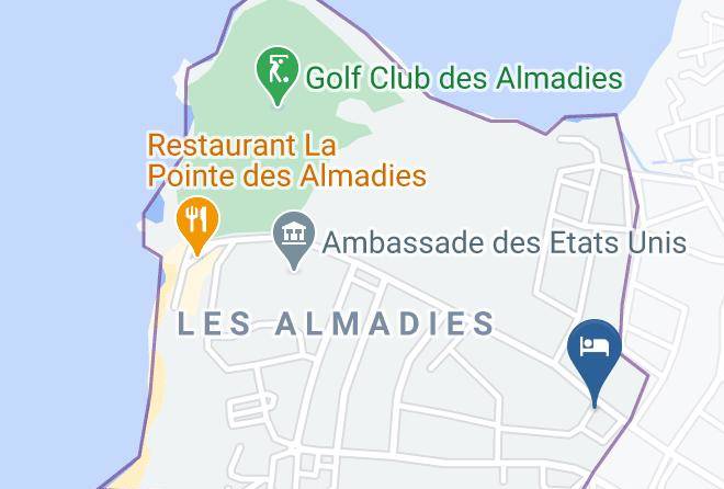 Dakar - Yaas Hotel Dakar Almadies Maps