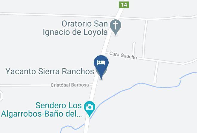San Javier Department - Yacanto Sierra Ranchos Maps