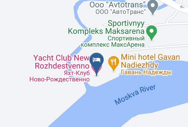Zhukovskiy - Yacht Club New Rozhdestvenno Maps