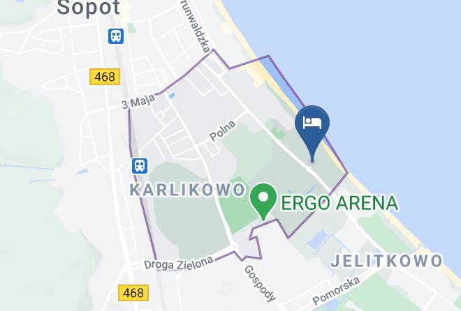 Yacht Club Residence Sopot Map