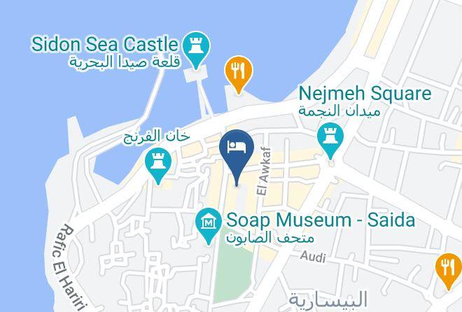 Saida - Yacoub Hotel Maps