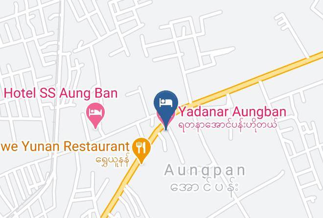 Taunggyi - Yadanar Aungban Hotel Maps