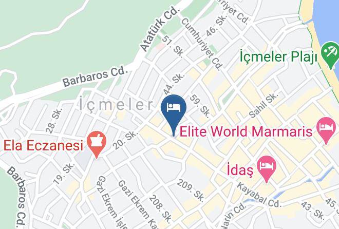 Marmaris - Yade Luxe Hotel Maps