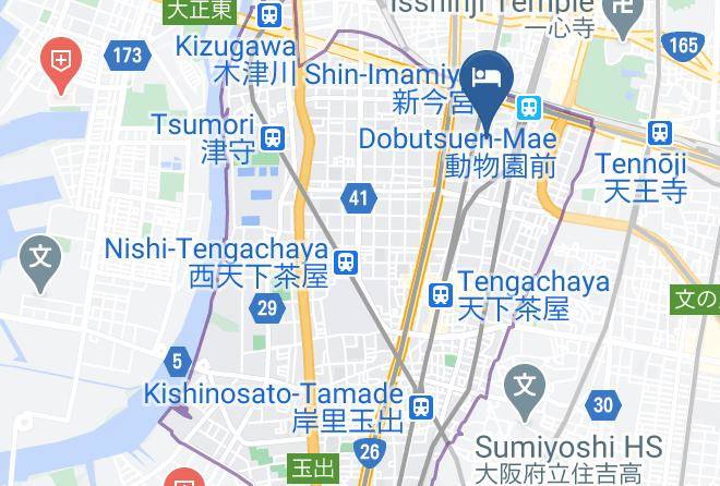 Osaka City Nishinari Ward - Yado Suemori Maps