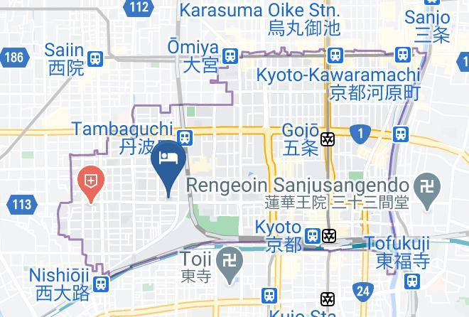 Yadoru Kyoto Mtcha No Yado Map