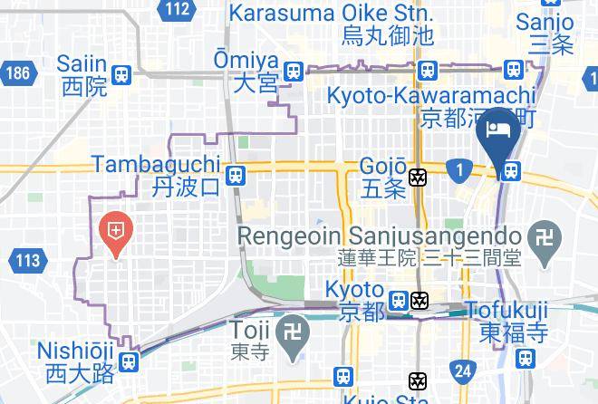 Kyoto City Shimogyo Ward - Yaeya Toichicho Maps