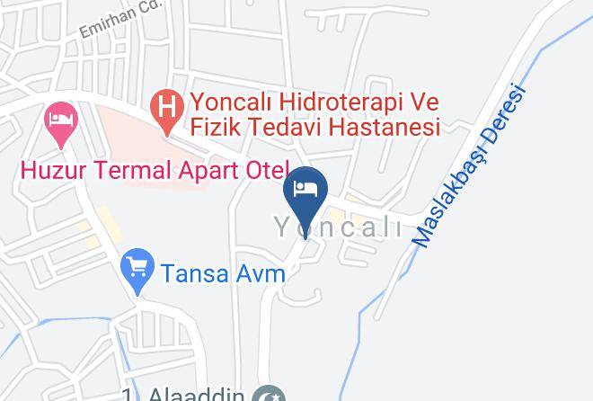 Kutahya - Yagona Termal Spa Maps
