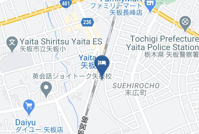 Yaita City - Yaita Eastern Hotel Maps