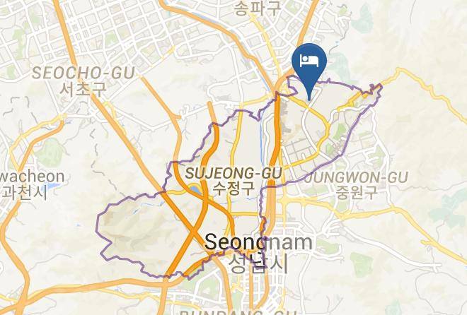 Sujeongguseongnamsi - Yaja Hotel Maps