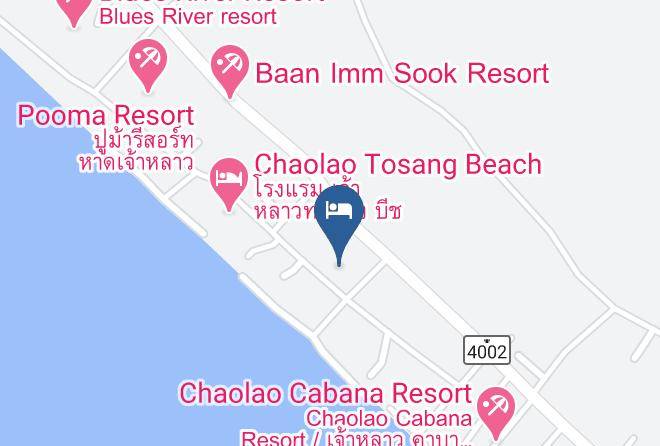Amphoe Tha Mai - Yajai Beach Resort Maps