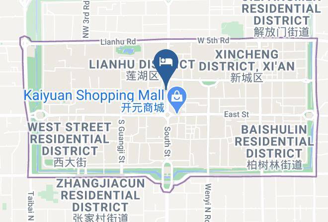 Xi An - Yaju Chain Hotel Maps