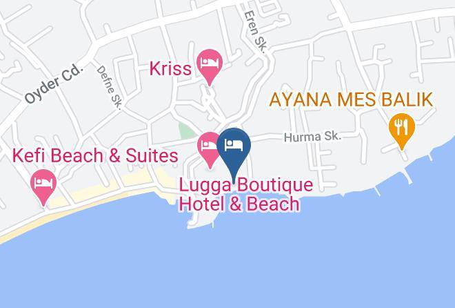 Bodrum - Yakamoz Otel Maps