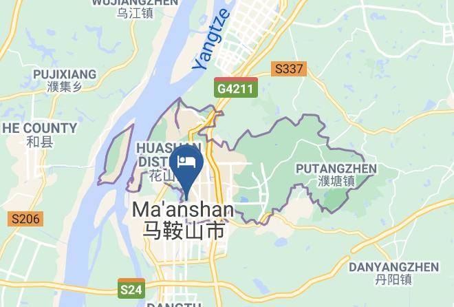 Maanshan - Yake Express Hotel Maps