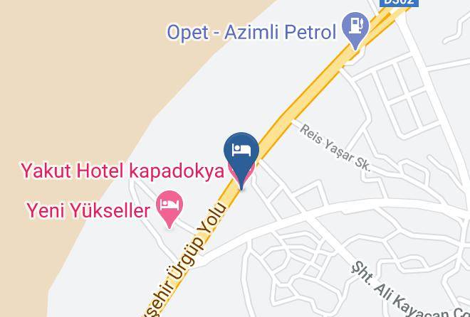 Urgup - Yakut Hotel Kapadokya Maps