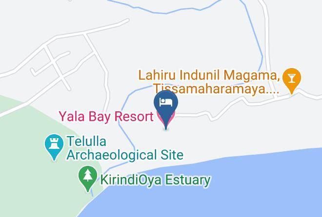 Galle - Yala Bay Resort Maps