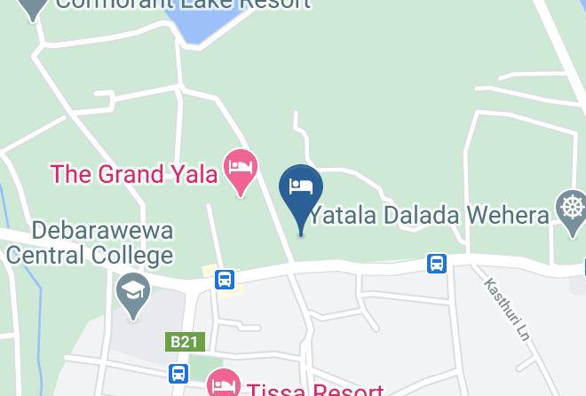 Yala Pearl Lake Side Hotel And Restaurant Map