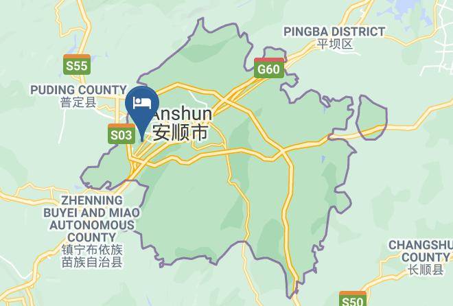 Anshun - Yalante Hotel Maps