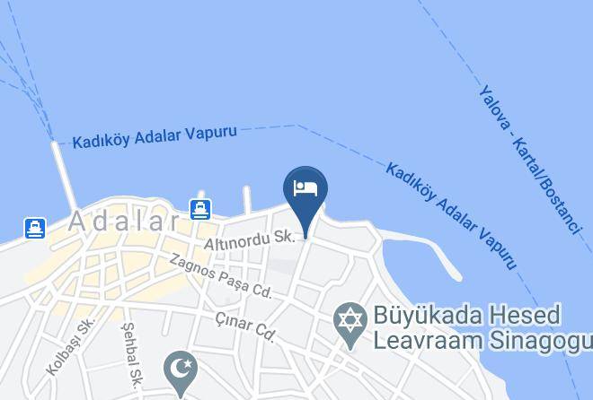 Adalar - Yali Butik Hotel Maps